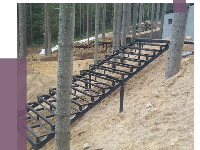 Монтаж металлических лестниц в Екатеринбурге от 13580 руб. 