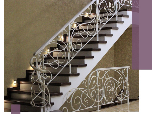 Кованые лестницы под ключ в Екатеринбурге — изготовление и монтаж