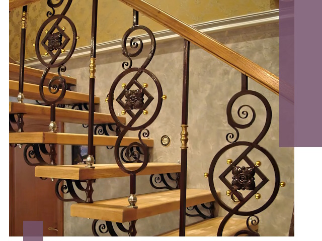 Изготовление кованых лестниц под ключ в Екатеринбурге