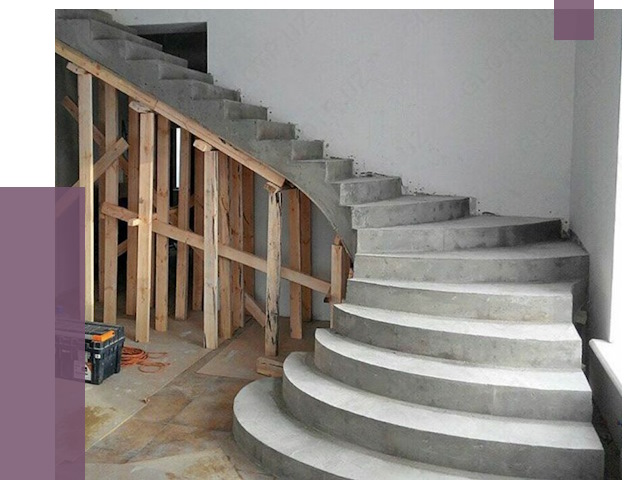 Изготовление бетонных лестниц под ключ в Екатеринбурге от 19986 руб. | ПРОЛЁТ-Ктр