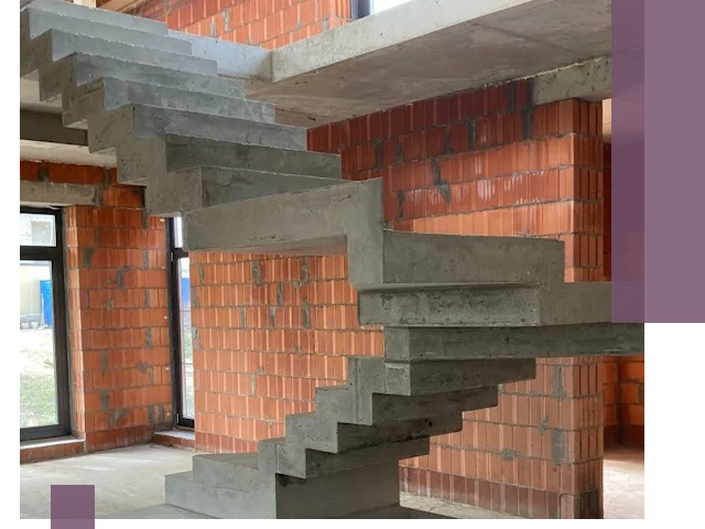 Изготовление бетонных лестниц под ключ в Екатеринбурге