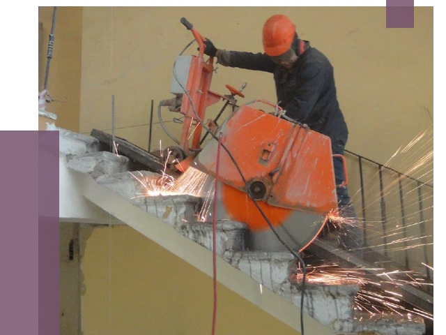 Демонтаж бетонных лестниц в Екатеринбурге от 4612 руб. за м2 | ПРОЛЁТ-Ктр