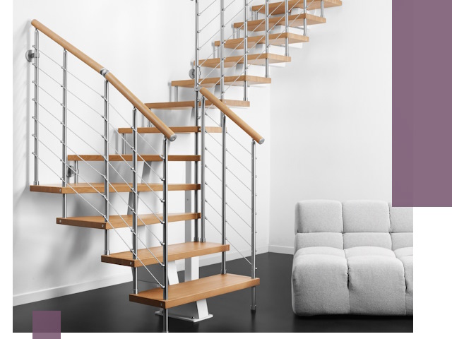 Модульные лестницы под ключ в Екатеринбурге — монтаж и изготовление