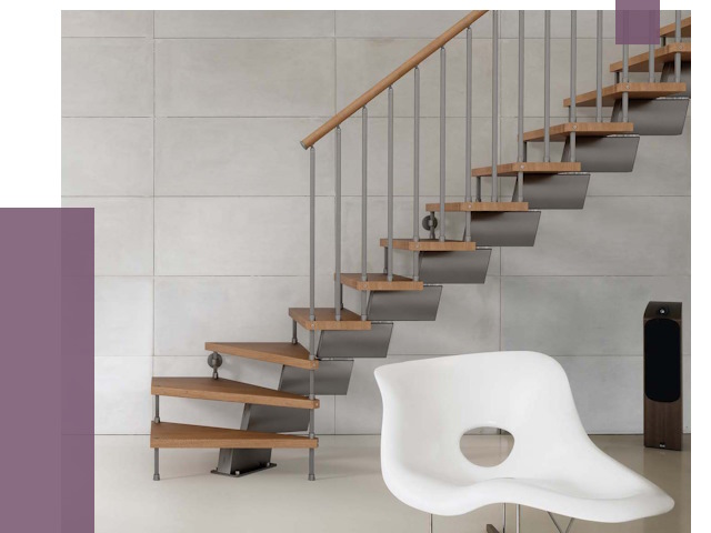 Монтаж модульных лестниц в Екатеринбурге от 6354 руб. 