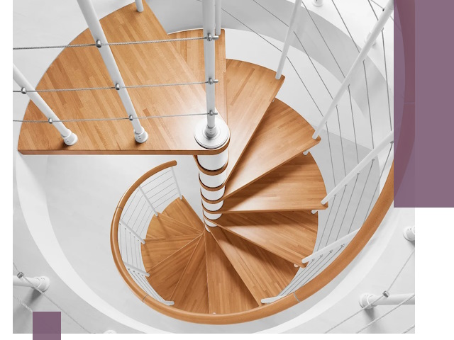 Изготовление винтовых лестниц под ключ в Екатеринбурге