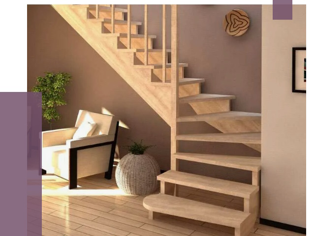 Изготовление Г-образных лестниц в Екатеринбурге от 18961 руб. 