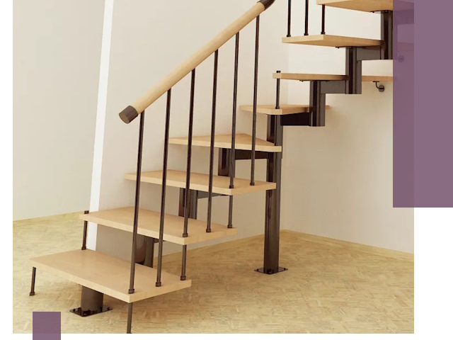 Монтаж лестниц на больцах в Екатеринбурге — быстро и надежно