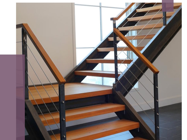 Изготовление лестниц на металлокаркасе в Екатеринбурге от 18961 руб. | ПРОЛЁТ-Ктр