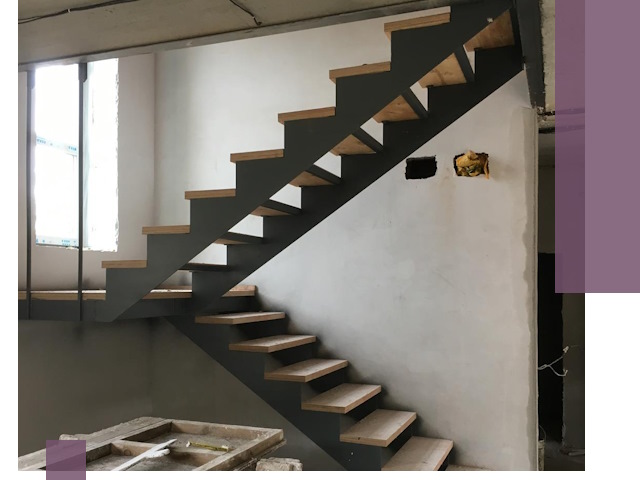 Изготовление лестниц на металлокаркасе в Екатеринбурге от производителя