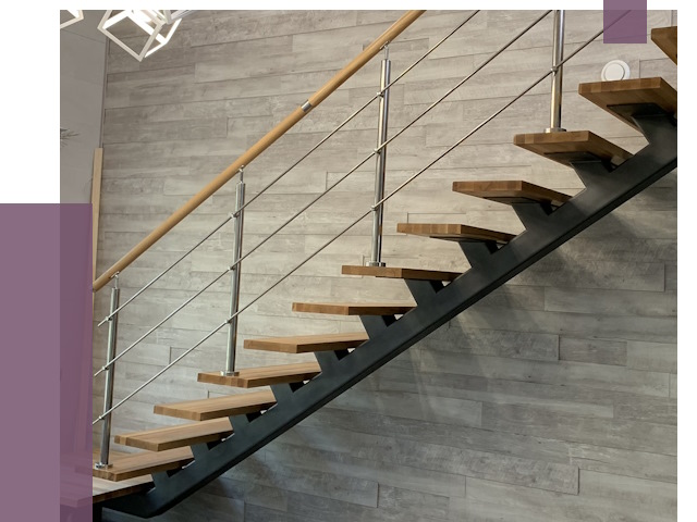 Изготовление лестниц на монокосоуре в Екатеринбурге от 76355 руб. 