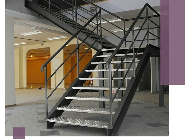 Лестницы для офиса в Екатеринбурге: изготовление, монтаж, демонтаж