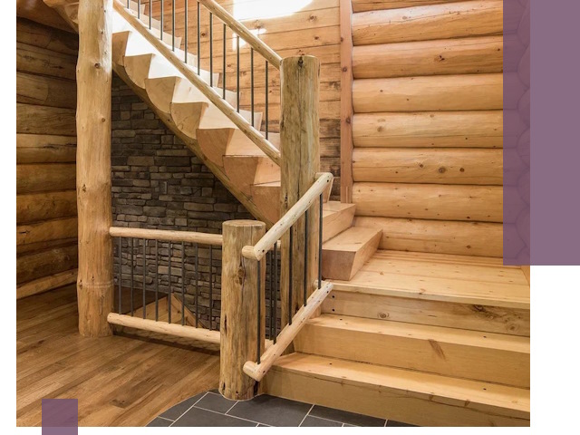 Лестницы в баню под заказ и профессиональный монтаж в Екатеринбурге