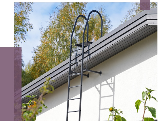 Лестницы на крышу в Екатеринбурге от 19166 руб. — монтаж и монтаж ПРОЛЁТ-Ктр