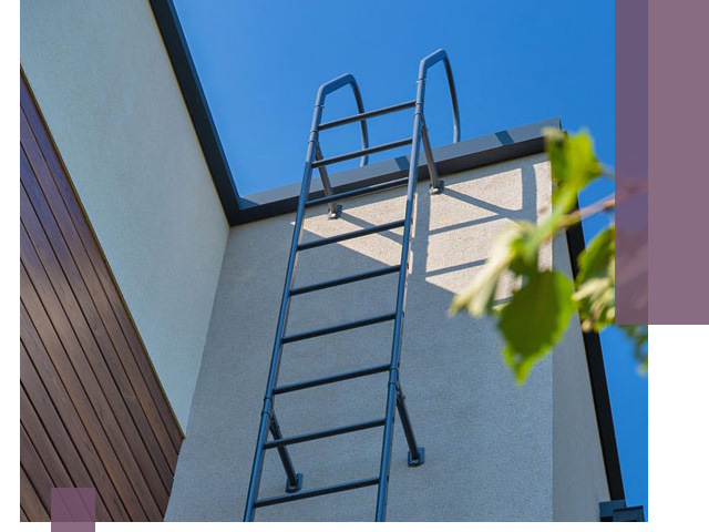 Лестницы на крышу в Екатеринбурге — изготовление, монтаж, демонтаж