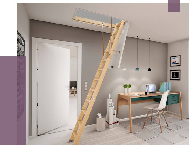 Чердачные лестницы в Екатеринбурге — от 14605 руб. | ПРОЛЁТ-Ктр