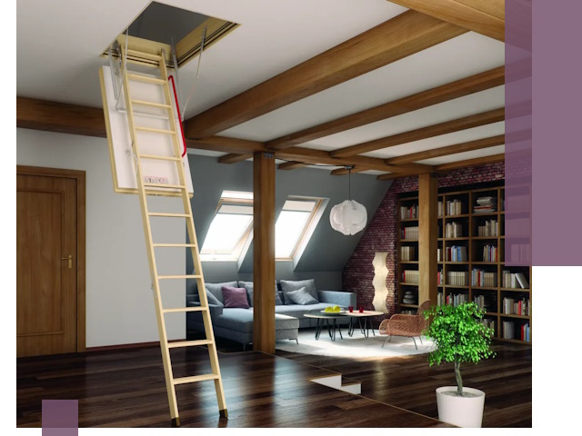 Чердачные лестницы под ключ в Екатеринбурге: изготовление и монтаж