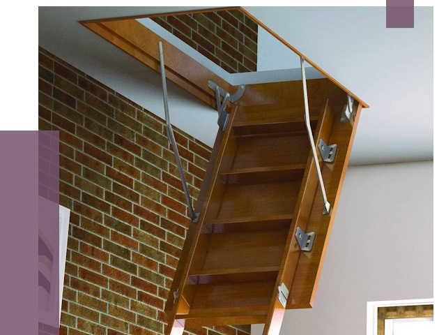 Установка чердачной лестницы в Екатеринбурге от 7840 руб. | ПРОЛЁТ-Ктр