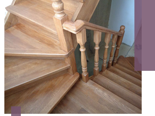 Дубовые лестницы под ключ в Екатеринбурге: изготовление и монтаж