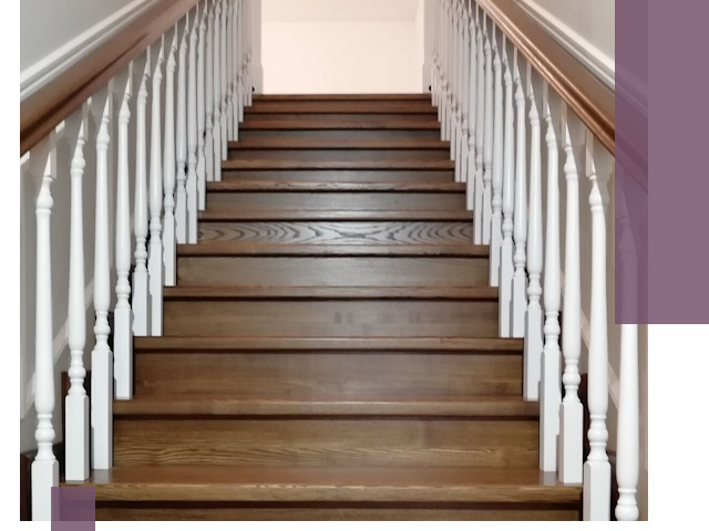 Лестницы из ясеня на заказ в Екатеринбурге — изготовление и монтаж