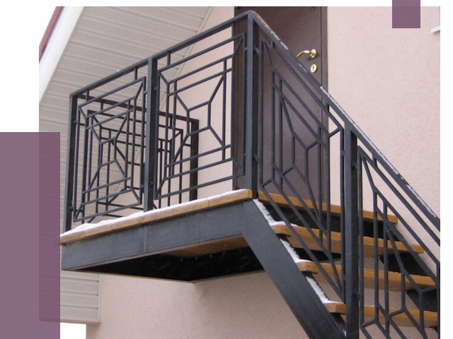 Металлические перила в Екатеринбурге от 4305 руб.  | ПРОЛЁТ-Ктр