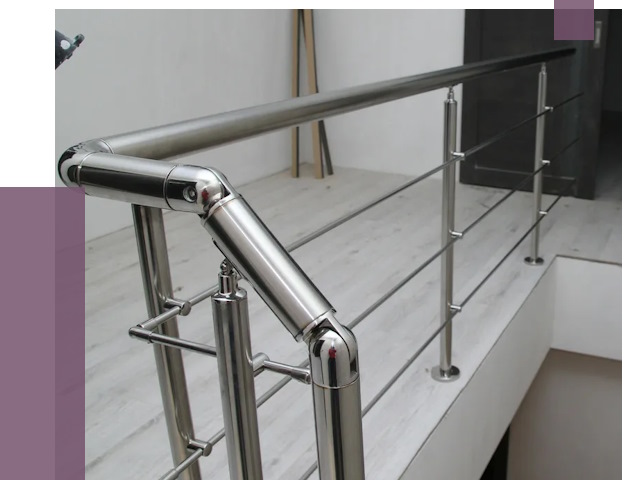 Перила из нержавеющей стали в Екатеринбурге от 9019 руб. под ключ | ПРОЛЁТ-Ктр