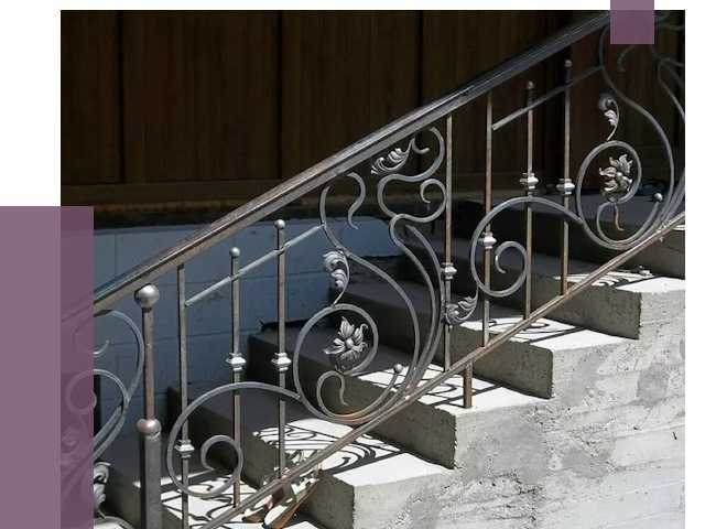 Кованые перила в Екатеринбурге от 8712 руб. под ключ — качество от ПРОЛЁТ-Ктр
