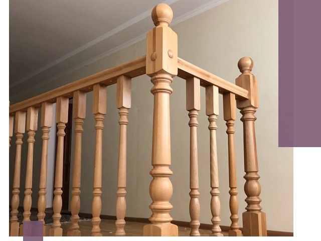 Деревянные перила на заказ в Екатеринбурге: монтаж и изготовление