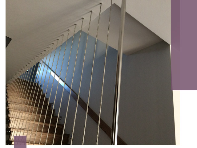 Тросовые перила под ключ в Екатеринбурге — производство и монтаж