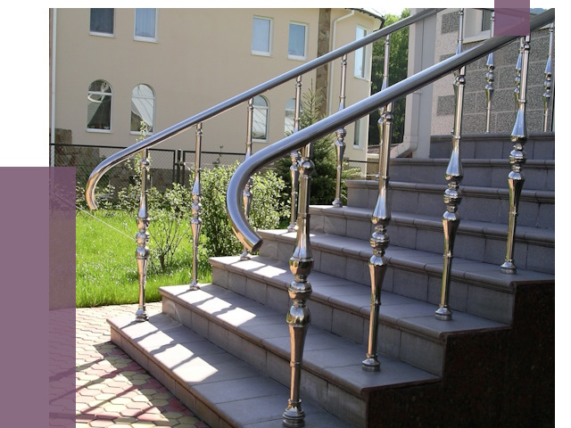 Перила для крыльца в Екатеринбурге от 10761 руб. — монтаж ПРОЛЁТ-Ктр