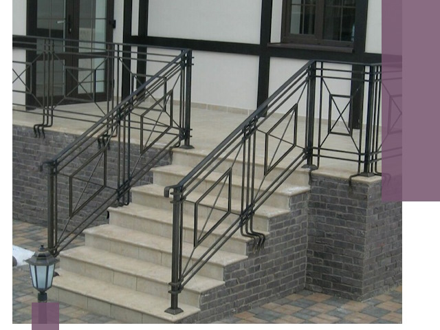 Перила для крыльца в Екатеринбурге — монтаж, изготовление и установка