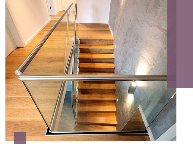 Перила для лестницы в доме — изготовление и монтаж в Екатеринбурге