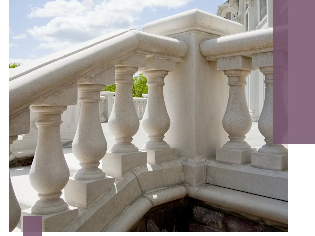 Балюстрады из металла и камня под ключ в Екатеринбурге