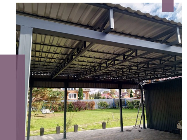 Монтаж навесов в Екатеринбурге от 7379 руб. — установка навеса | ПРОЛЁТ-Ктр