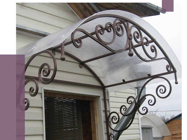 Изготовление козырьков в Екатеринбурге от 7379 руб. — заказать | ПРОЛЁТ-Ктр