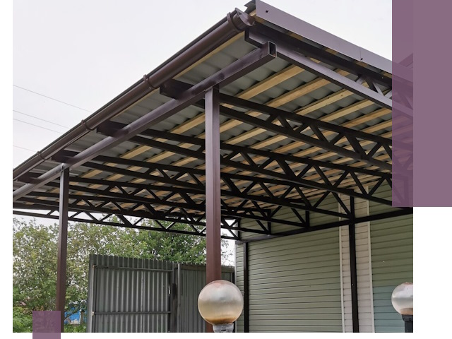 Навесы под ключ в Екатеринбурге: изготовление, монтаж и гарантия