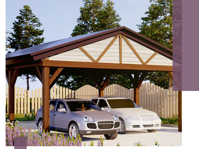 Навесы для автомобиля в Екатеринбурге — изготовление и монтаж