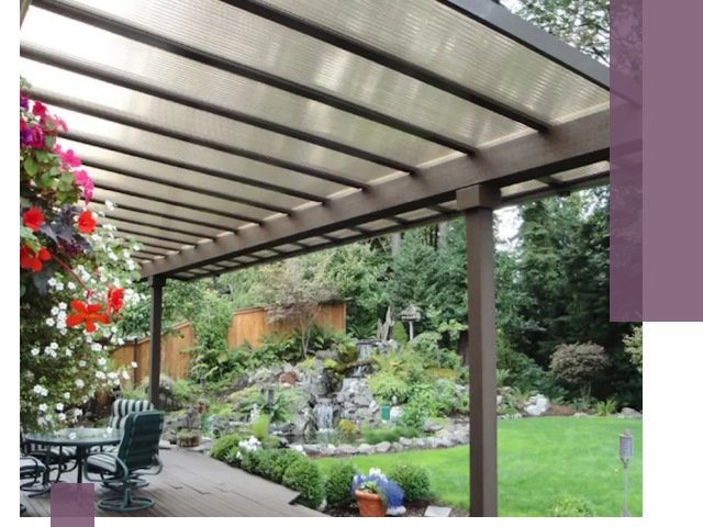 Навесы из поликарбоната под ключ в Екатеринбурге быстро и надёжно