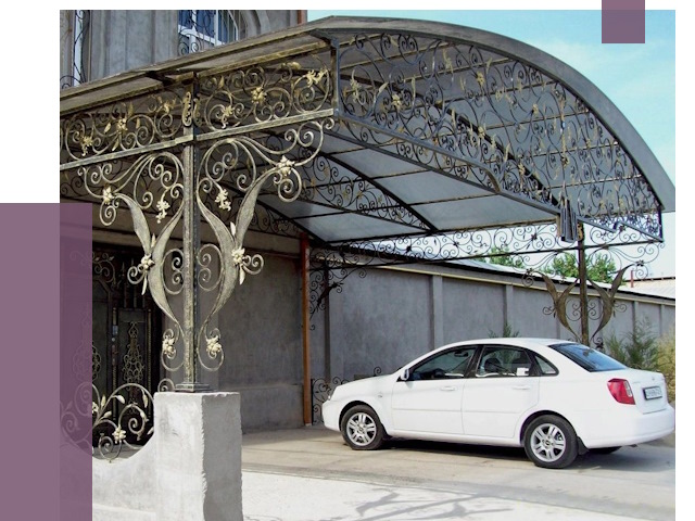 Кованые навесы в Екатеринбурге от 14605 руб. | ПРОЛЁТ-Ктр