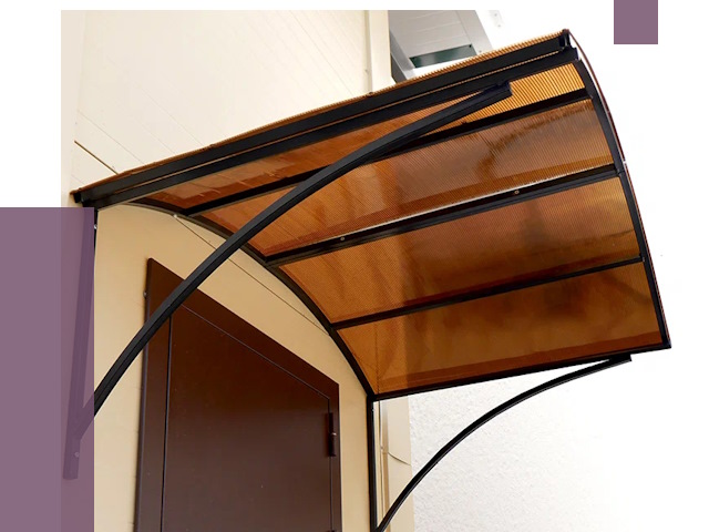 Недорогие козырьки в Екатеринбурге от 7605 руб.  | ПРОЛЁТ-Ктр