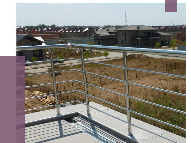 Парапеты из нержавеющей стали в Екатеринбурге от 7994 руб. за м² | ПРОЛЁТ-Ктр