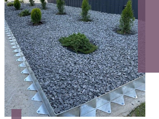 Оцинкованные металлические бордюры под заказ в Екатеринбурге