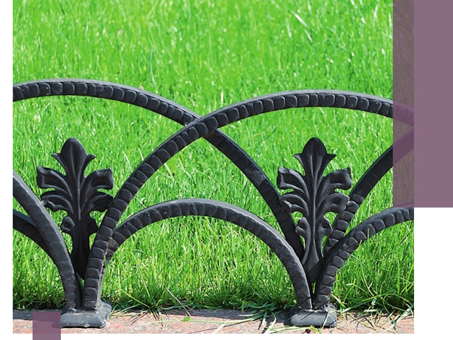 Декоративные металлические бордюры под ключ в Екатеринбурге