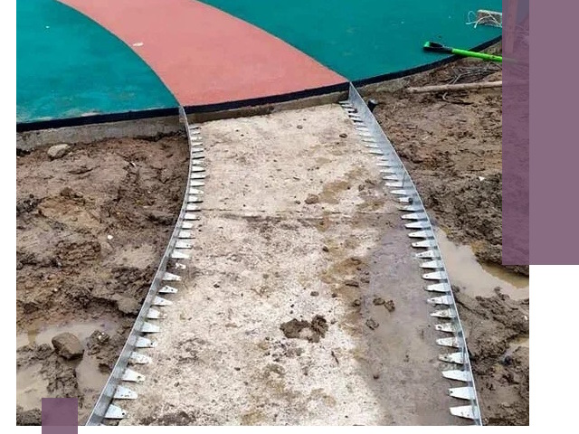 Металлические бордюры для дорожек в Екатеринбурге — монтаж и изготовление