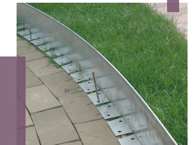 Металлические бордюры для тротуаров в Екатеринбурге от 8712 руб.