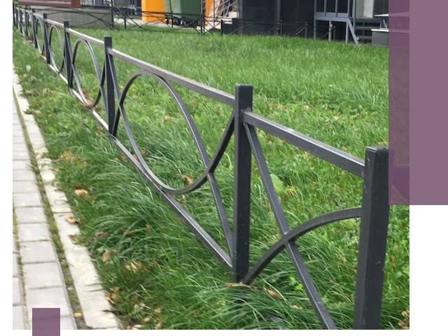 Газонные ограждения из металла в Екатеринбурге — монтаж и продажа